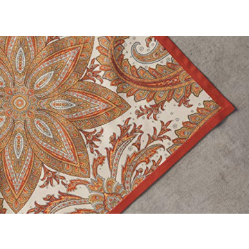 Kashmir Paisley 100% Cotton Napkins Set of 4 - Elegant Dining