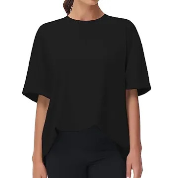 THE GYM PEOPLE Women's Oversized Summer T-Shirts for Comfort