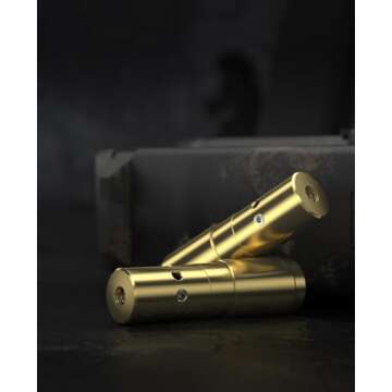 Feyachi Bore Sighting Laser 9mm Red Dot Laser Boresighter for Handgun Pistol with Tail Switch Included