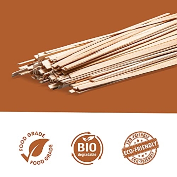 Prestee Eco-Friendly Wooden Coffee Stir Stick Pack