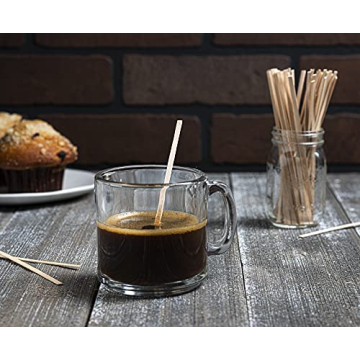 Prestee Eco-Friendly Wooden Coffee Stir Stick Pack
