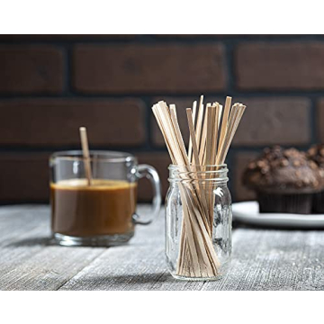 Prestee Eco-Friendly Wooden Coffee Stir Stick Pack