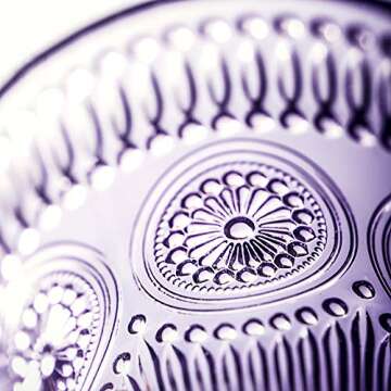 Kingrol Vintage Drinking Glasses Set of 6 for All Occasions