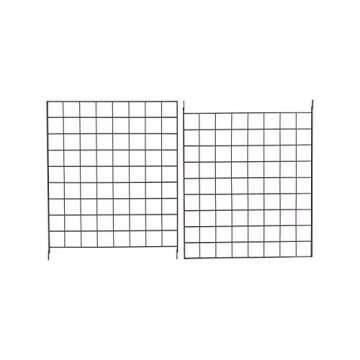 Econoco Portable 2’ X 6’ Black Grid Panels - Pack of 3 - PGP26B