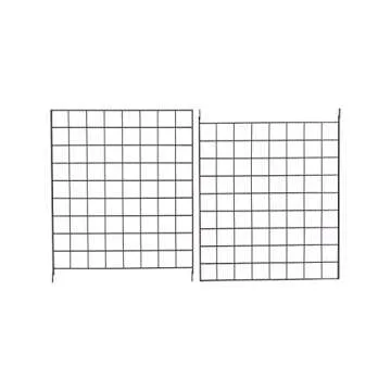Econoco Portable 2’ X 6’ Black Grid Panels - Pack of 3 - PGP26B