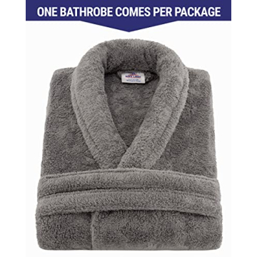 Luxurious Soft Plush Wellssoft Bathrobe for All