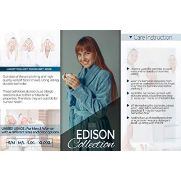 Luxurious Soft Plush Wellssoft Bathrobe for All