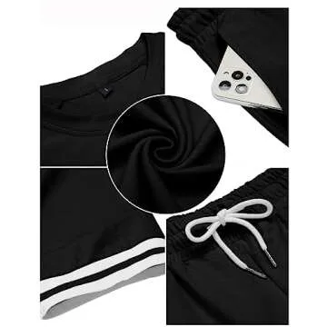Babioboa Men Summer Tracksuit Outfit Set for Workouts