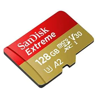 SanDisk 128GB Micro SDXC Extreme Memory Card Works with GoPro Hero 7 Black, Silver, Hero7 White UHS-1 U3 A2 with (1) Everything But Stromboli (TM) Micro Card Reader