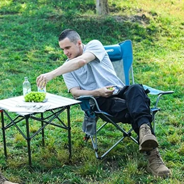 FUNDANGO Portable Reclining Camping Chair for Outdoors