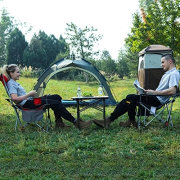 FUNDANGO Portable Reclining Camping Chair for Outdoors