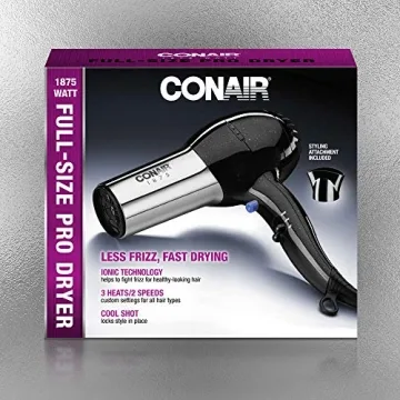 Powerful 1875W Hair Dryer with Ionic Technology