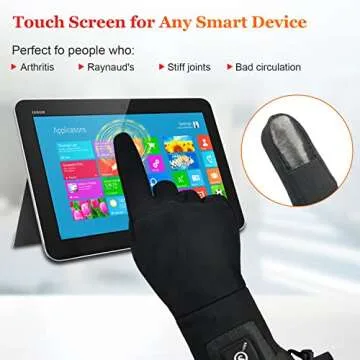 Heated Glove Liners - Rechargeable Battery Warm Gloves