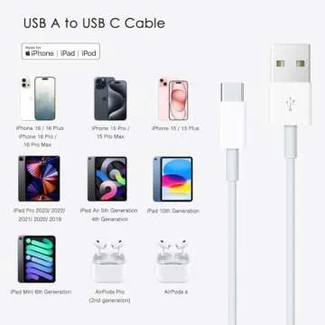 Car Carplay Cable for iPhone 15/16 for Fast Charging