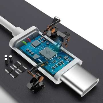 Car Carplay Cable for iPhone 15/16, USB A to USB C Cable Compatible for iPhone 15/16,15 Pro Max/15 Plus/16 AI Phone,iPad 10th Gen,iPad Pro 12.9/11,iPad Air 5th/4th Gen Charger Cord, Car Charging Cable