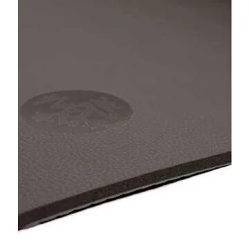 Manduka GRP Hot Yoga Mat - For Women and Men, Durable, Non Slip Grip, Sweat Resistant, 6mm Thick, 71 Inch, Steel Grey