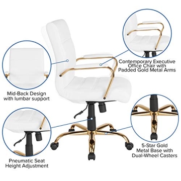Stylish Flash Furniture Whitney Desk Chair for Comfort
