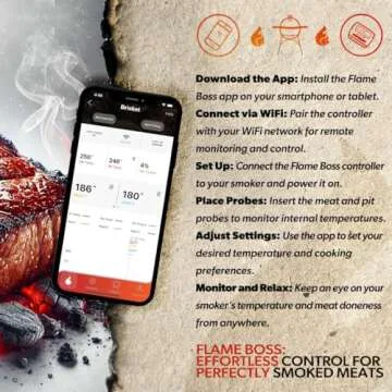 Flame Boss 500 Kamado WiFi Controller for Precise Cooking