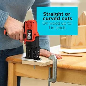 BLACK+DECKER Cordless Compact Jig Saw Ideal for DIY Projects