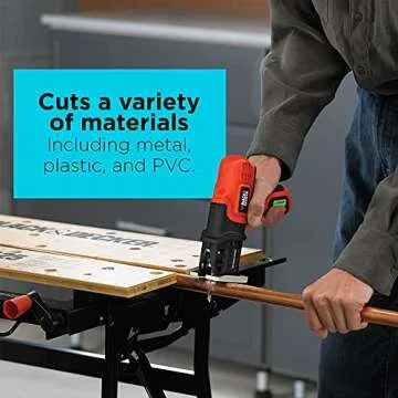BLACK+DECKER Cordless Compact Jig Saw Ideal for DIY Projects