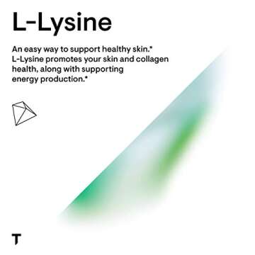 THORNE Lysine - Essential Amino Acid for Skin Health, Energy Production, and Immune Function - 500 mg - 60 Capsules