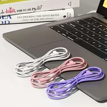 iPhone Charger 3FT 90 Degree Lightning Cable [Apple MFi Certified] 3 Pack Long iPhone Cable Right Angle Nylon Braided iPhone Charging Cord Compatible with iPhone14/13/12/11/XS/X/8/7/iPad