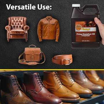 Fiebing's Prime Neatsfoot Oil 32 Fl Oz for Leather Care