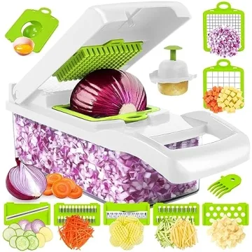 MAIPOR Vegetable Chopper - Multifunctional 15 in 1 Kitchen Gadget for Effortless Meal Prep