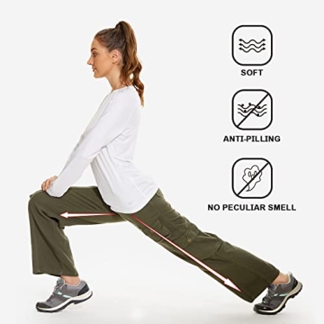 Women's Hiking Cargo Pants with Multi-Pockets for Comfort