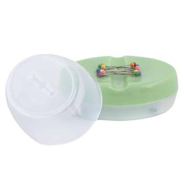 Dritz Ultimate Magnetic Ball Pin Caddy with 15 Assorted Pins