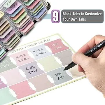 Mr. Pen- Bible Tabs, 75 Tabs, Minimal Morandi, Laminated Bible Tabs for Women and Men, Bible Tabs for Study Bible, Bible Index Tabs, Bible Book Tabs, Bible Labels Tabs, Mr Pen Bible Tabs