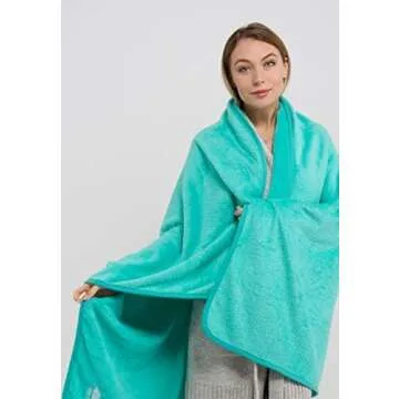 Soft Travel Blanket Pillow Set for Airplane Comfort