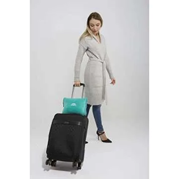 Soft Travel Blanket Pillow Set for Airplane Comfort