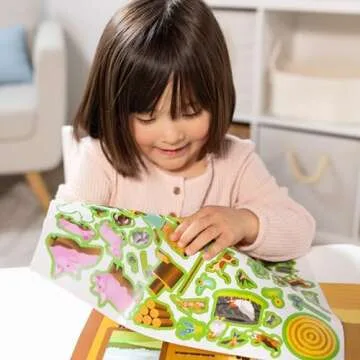 Melissa & Doug Reusable Sticker Pad: Farm - 280+ Stickers, 5 Scenes