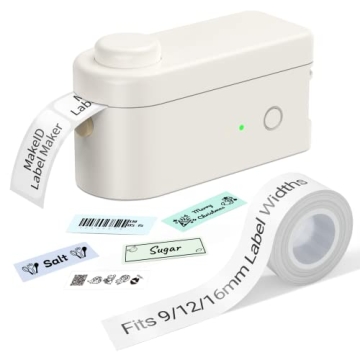 MakeID Wireless Label Maker Portable Rechargeable Android iOS