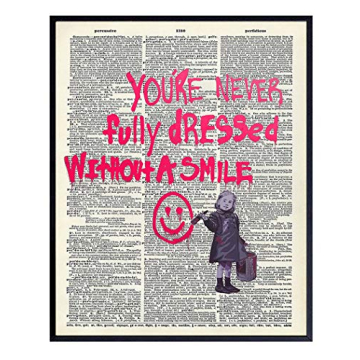 Banksy Inspirational Dictionary Art Print - Motivational Vintage Upcycled Wall Art Poster- Contempor...