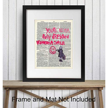 Banksy Inspirational Dictionary Art Print - 8x10 Unframed