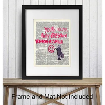 Banksy Inspirational Dictionary Art Print - 8x10 Unframed