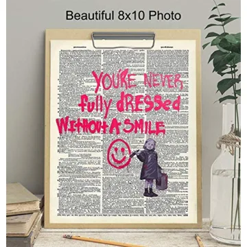 Banksy Inspirational Dictionary Art Print - 8x10 Unframed