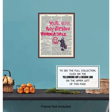 Banksy Inspirational Dictionary Art Print - 8x10 Unframed