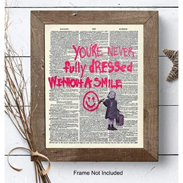 Banksy Inspirational Dictionary Art Print - 8x10 Unframed
