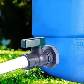 Sanpaint PVC Rain Barrel Diverter Kit for Water Management