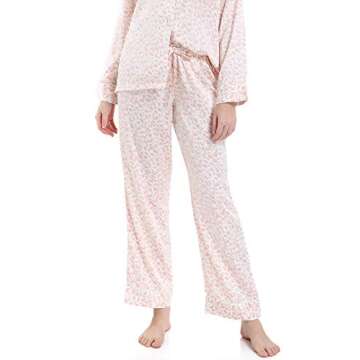 Serenedelicacy Women's Satin Pajama Set Silky Sleepwear