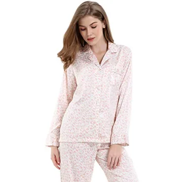 Serenedelicacy Women's Satin Pajama Set Silky Sleepwear
