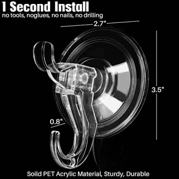 Antimbee Suction Cup Hooks – Easy Seasonal Organization