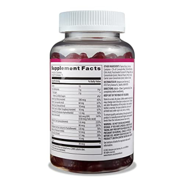 Amazon Basics Adult Multivitamin Gummies, 150 Count, Delicious Flavors