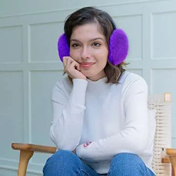Livingston Unisex Fuzzy Earmuffs for Winter Comfort