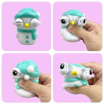 Christmas Squeeze Eyes Toys for Kids - Fun & Engaging