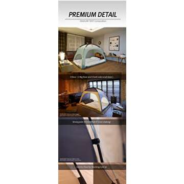 DDASUMI Warm Tent for Single Bed 2015 (Pink)