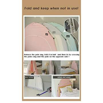 DDASUMI Warm Tent for Single Bed 2015 (Pink)
